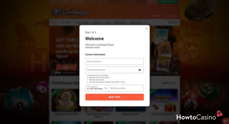 Comment s'inscrire sur LeoVegas Casino en ligne ?